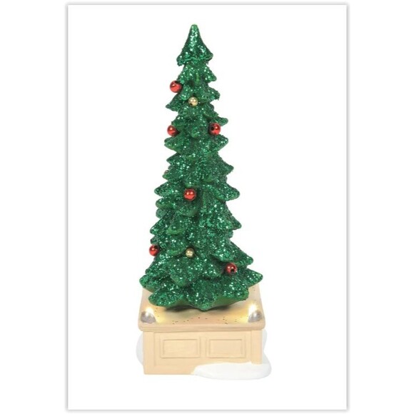 NIB Department 56 Village Accessories Green Town Center Tree  8.75 Inch 6007700 - Picture 1 of 3